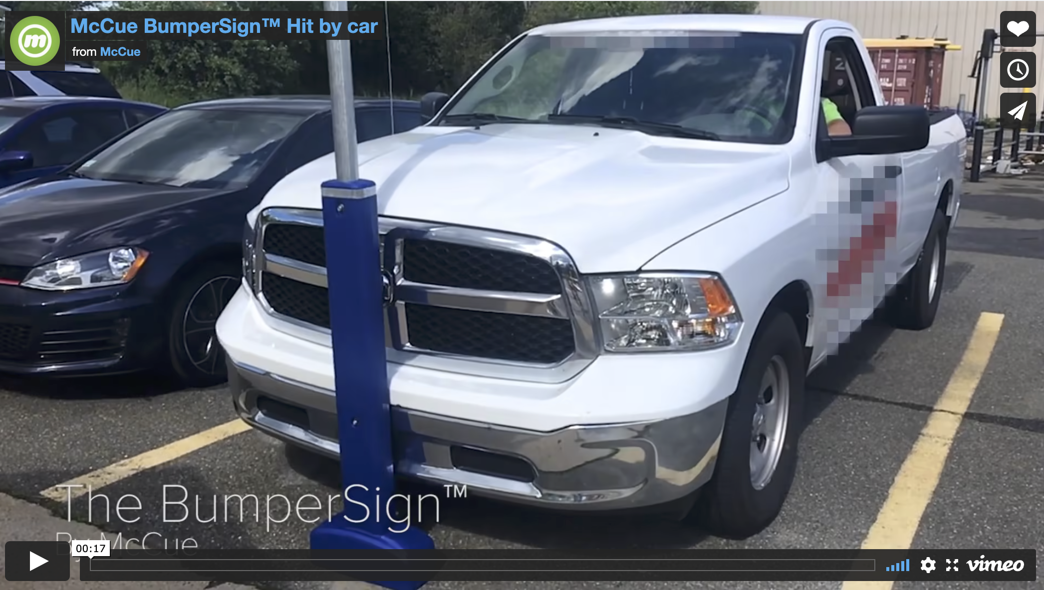 BumperSign Standard McCue